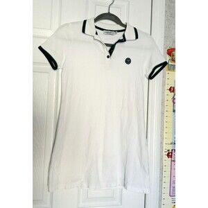 Wimbledon Est.1877 Girls White Tshirt Dress 8-10 Years